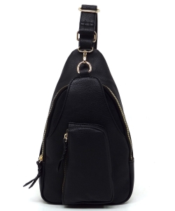 Fashion Sling Backpack AD2773 BLACK
